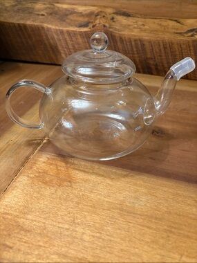 Source Unknown Clear Glass Teapot with Lid - Transparent